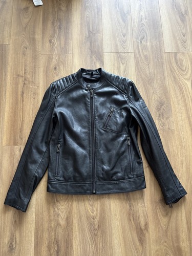 Belstaff men racer leather - belstaff,