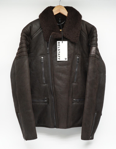 Belstaff leather jacket fraser - belstaff,