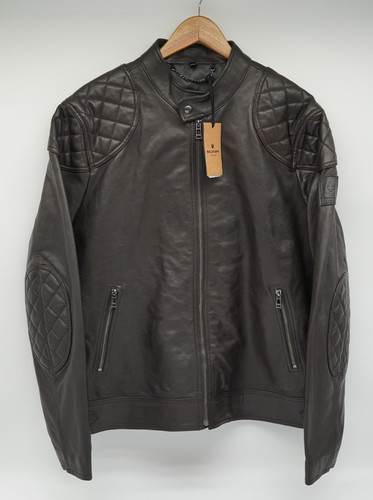 Belstaff leather jacket mens - leather,