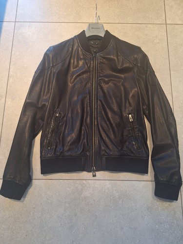 Belstaff men leather bomber - belstaff, men's