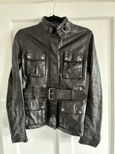 Belstaff leather jacket - belstaff,