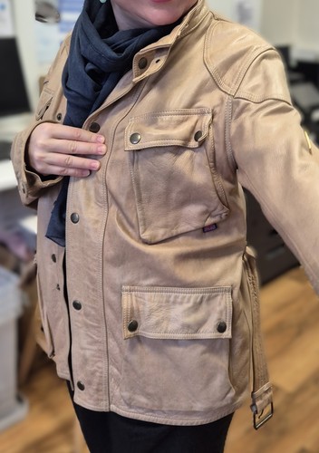 Belstaff genuine leather trail - leather,