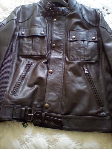 Belstaff gangster leather - gangster,